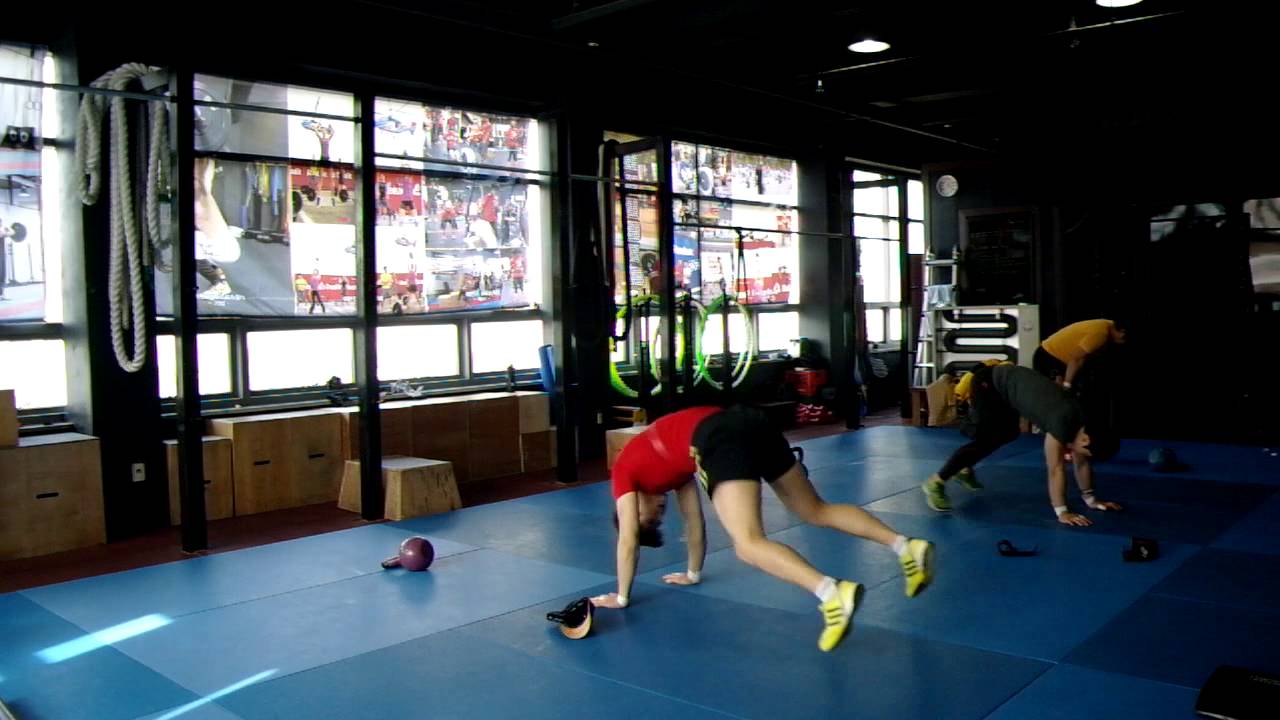 crossfit victor kb swing burpee c2b pull up hspu YouTube