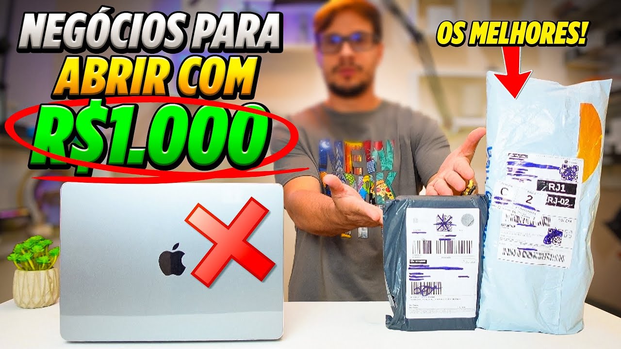 IDEIA DE NEGÓCIO PARA COMEÇAR COM R$1000 REAIS e VENDER IGUAL ÁGUA
