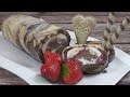 Десерт-РУЛЕТ С МОРОЖЕНЫМ! EISROULADE! Birthday Party Ice Cream Cake Roll!