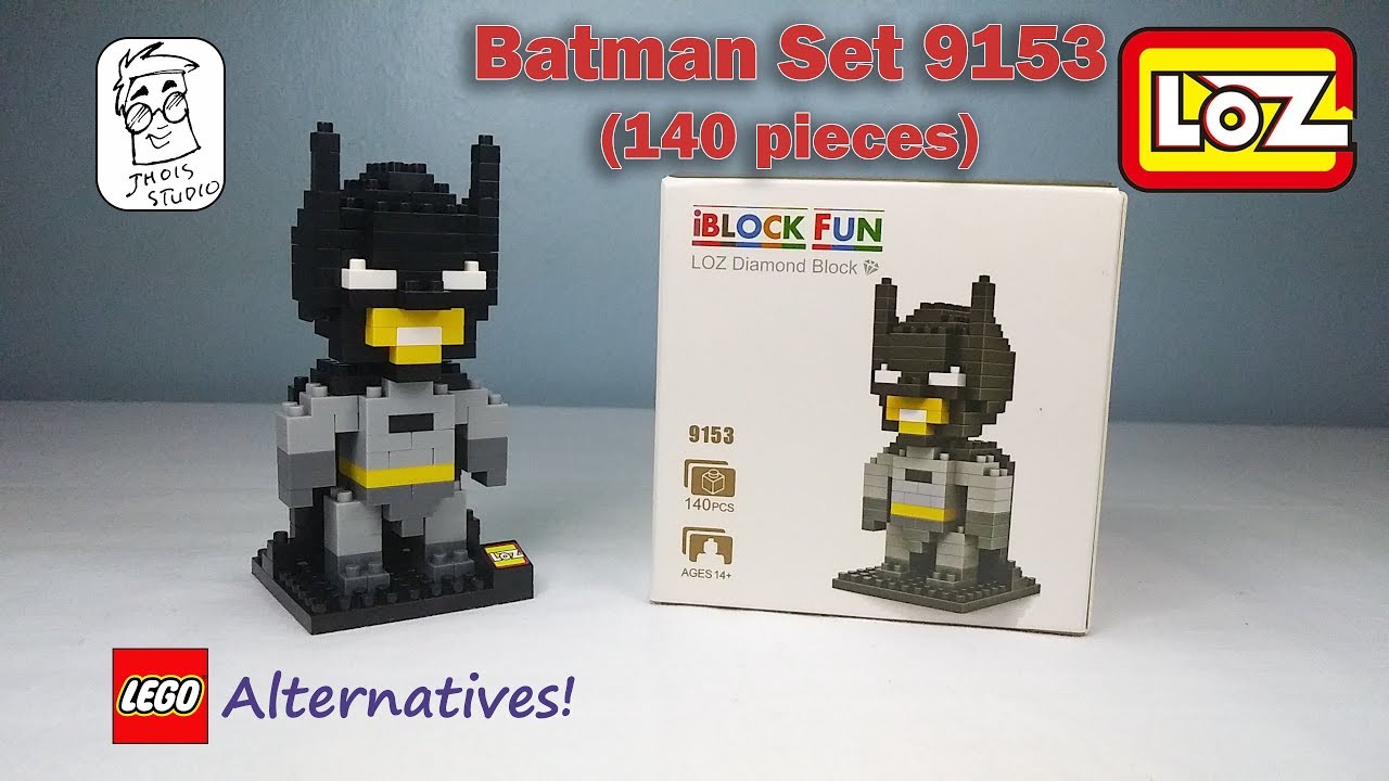 LEGO Alternatives BATMAN 9153 (LOZ Diamond Blocks) 140pcs YouTube