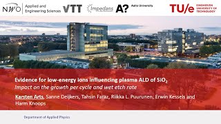 Coburn Winters Student Award Talk Evidence For Low-Energy Ions Influencing Plasma Ald Of Sio2