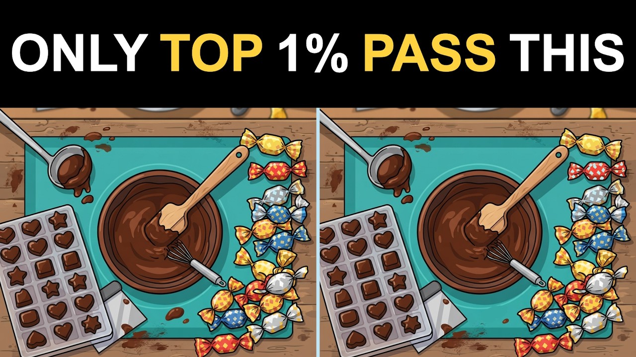 Only 1% Can Spot All 3 Differences! 🧠 - YouTube