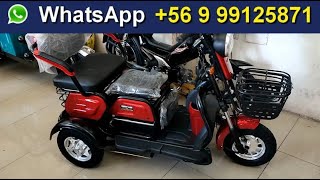 Triciclo Electrico Adulto Personal Scooter 3 Ruedas Moto mayor 