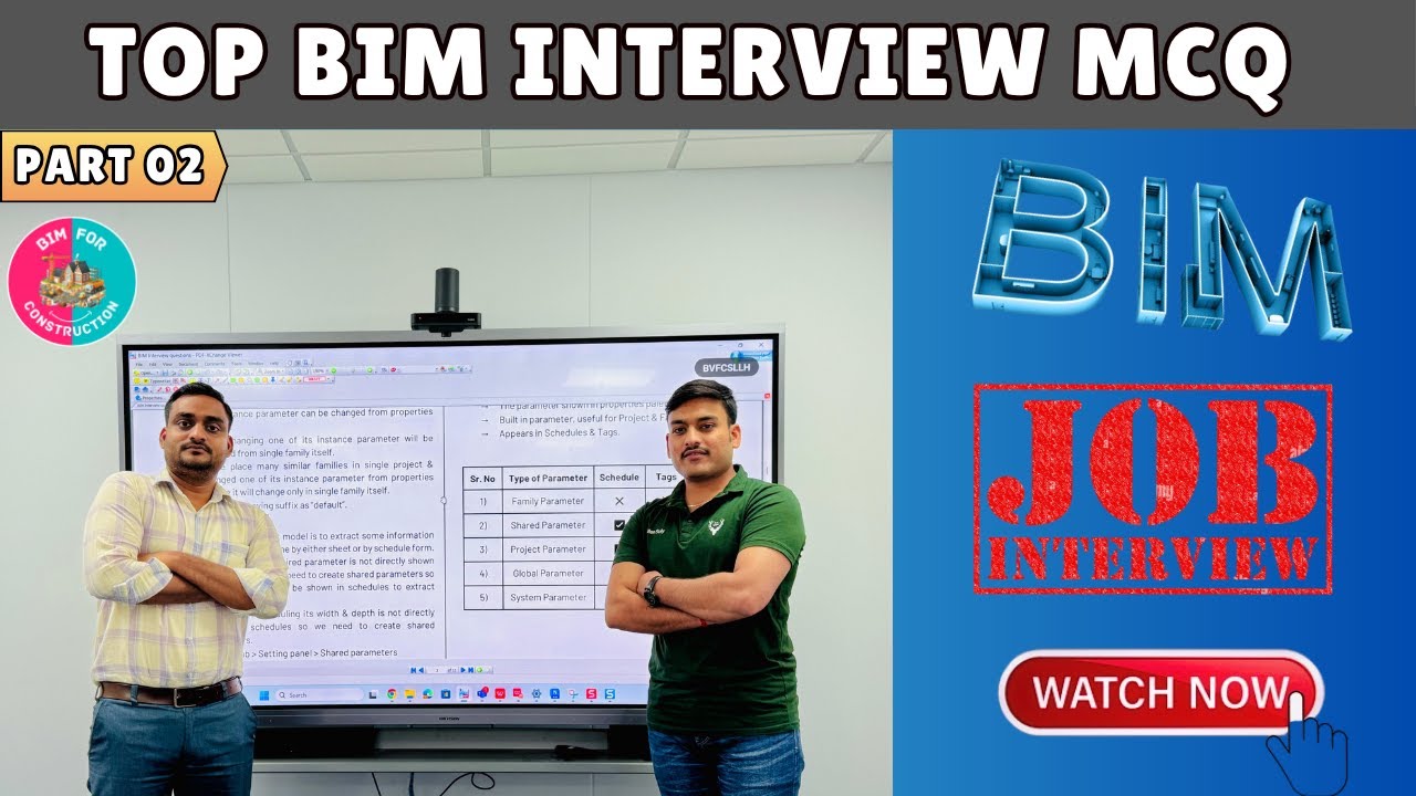 Top BIM Interview Questions You Must Prepare!