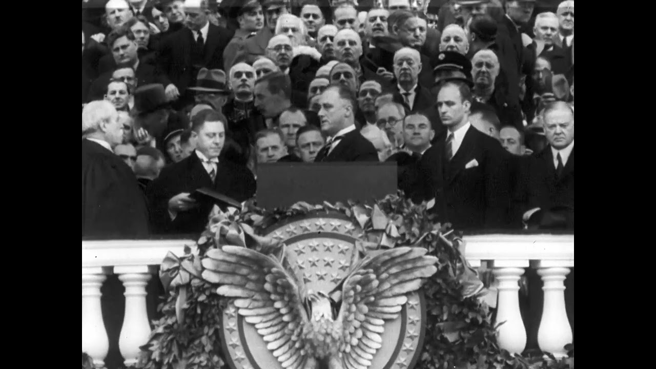 March 4, 1933 - Franklin D. Roosevelt takes his Oath of Office