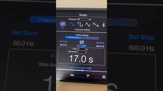5th Order Chebychev Low-Pass Filter frequency sweep