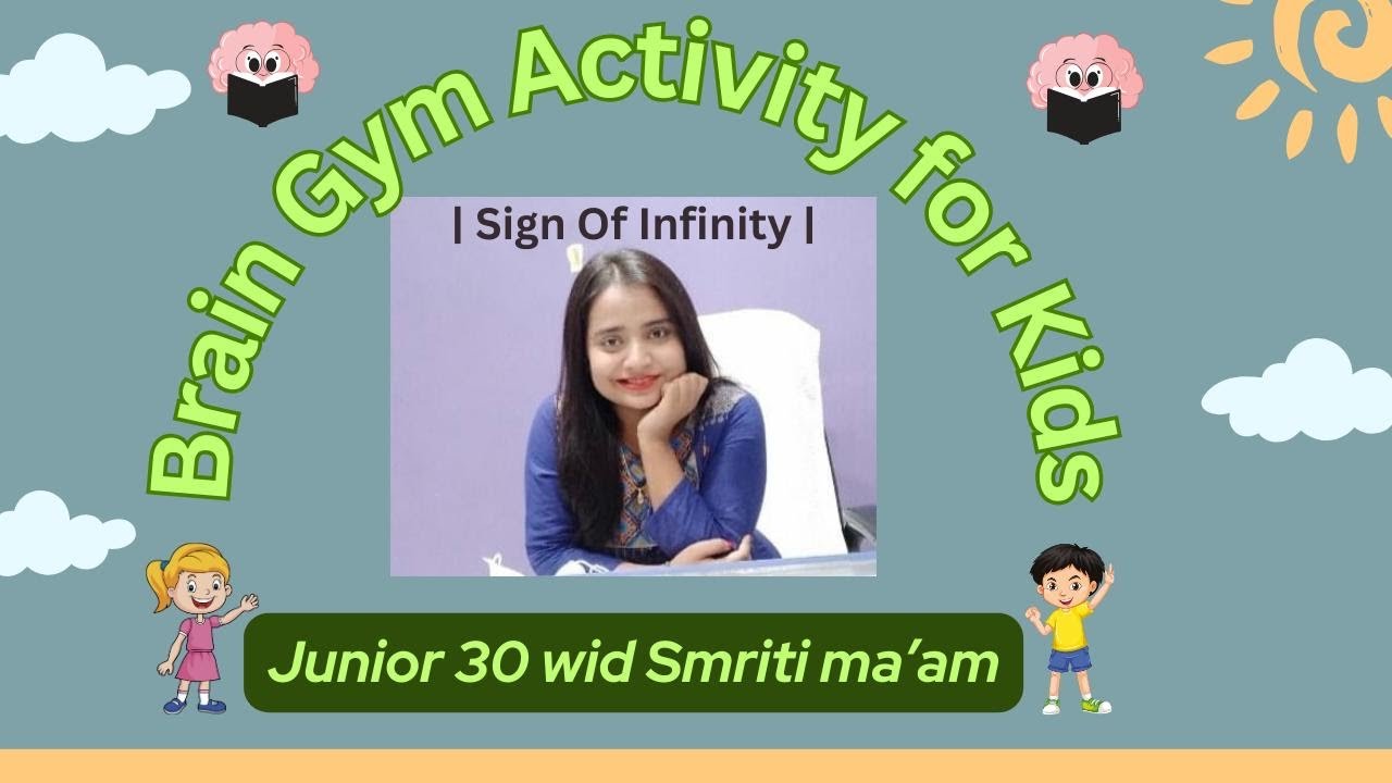 Brain gym activity [ sign of infinity ] - YouTube