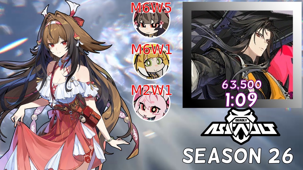 ZZZ | M6W5 Ye Shunguang VS The Thrall [DA S26] 63.5K Points in 70 Seconds