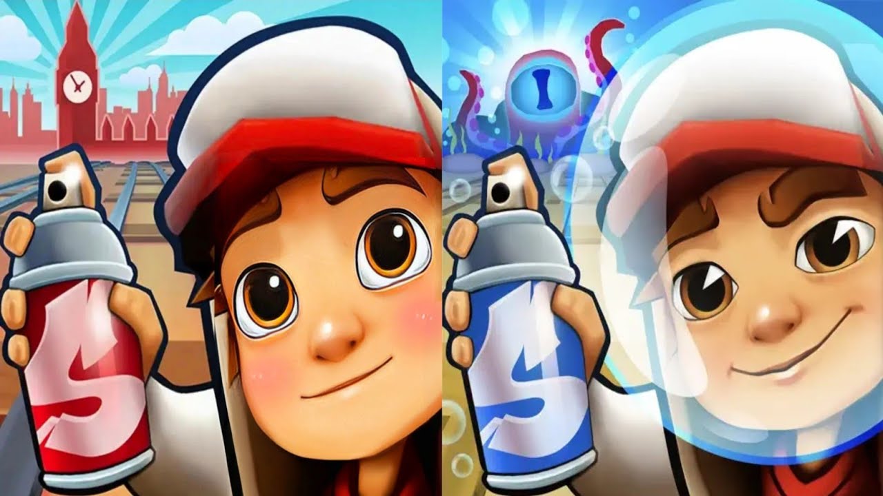 Subway surfers : London Lucky Creatures 2026🆚 Underwater 2023 Map Comparison