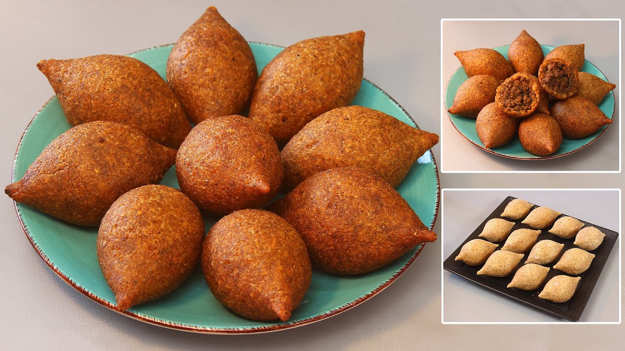 اروع كبة مقلية بدون ماكينة بدون هبرة بدون سميد اقتصادية مقرمشة لآخر حبة kibbeh recipe
