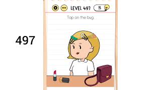 Brain Test Level 497 Walkthrough