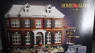 Home Alone Lego house unboxing with slideshow