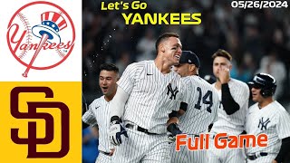 Yankees vs. Padres [FULLGAME] Highlights , May 26 2024 | MLB Season 2024