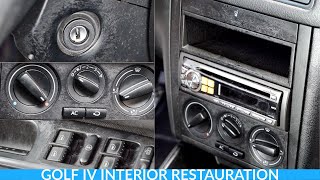 Replacing old damaged interior parts Volkswagen Golf MK4 screenshot 4