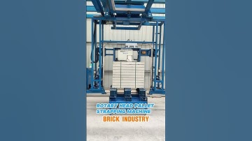 Rotary head pallet strapping machine  #wrappingmachine #packagingmachine#factoryproducts