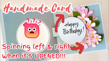 Rotating Circle Pop Up Card Two Ways! | DIY Handmade Spin Circle Greeting Card tutorial