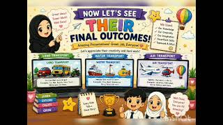 3-A - Types of Transport - PowerPoint Presentation - Learning Through Technology - Teacher:Shahida