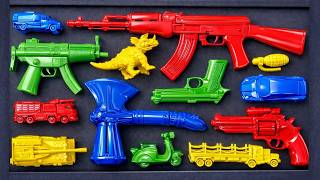 Membersihkan Nerf AK47, Shotgun, Sniper Rifle, Assault Rifle, Glock Pistol, M16, Machine Gun, Hulk