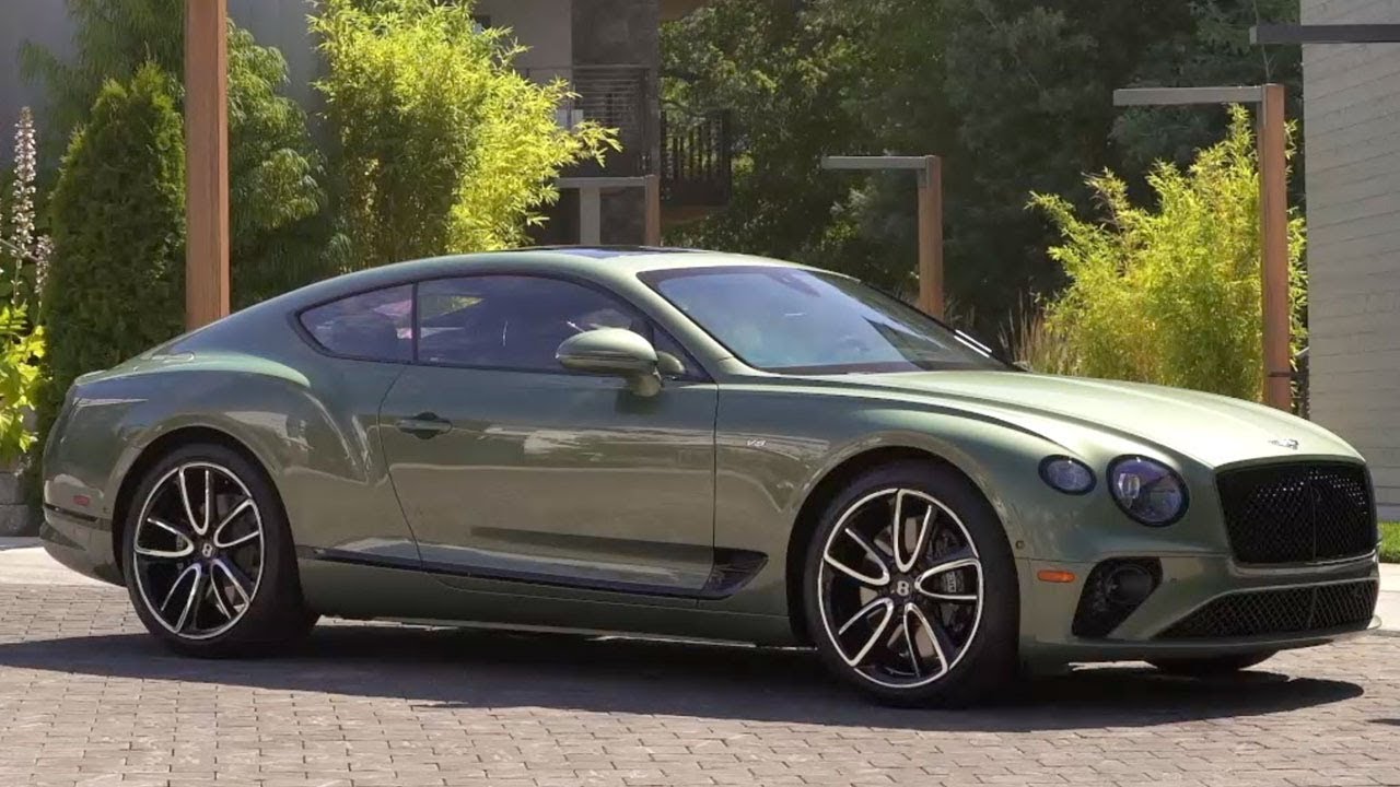 2020 Bentley GT V8 Alpine GREEN Unveiled YouTube