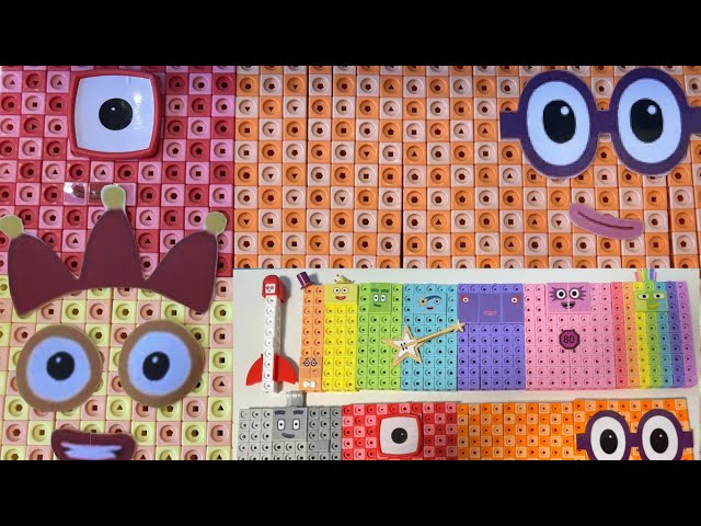 Numberblocks 300-0 learning countdown 300-100-1 MathLink Cubes