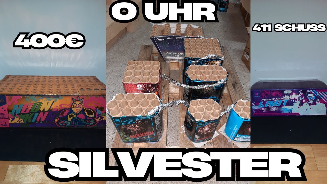 400€ Silvester 0 Uhr Feuerwerk | Verbünde und Batterien | Herr Pyro