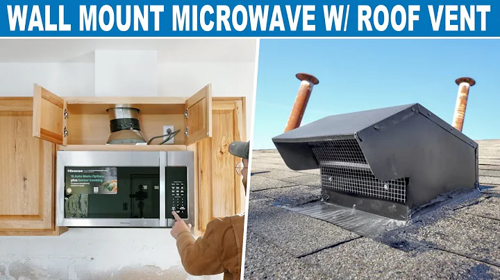 How To Vent a Microwave / Fan Though the Roof!!!!! Completely DIY