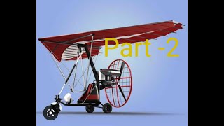 Powerd Hanging Glaider Modeling 3D Blender Part-2 India Computer