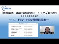 「燃料電池・水素技術開発ロードマップ報告会」～１．FCV・HDV用燃料電池技術開発ロードマップ～