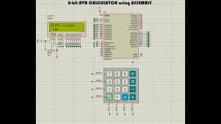 AVR Assembly ATMEGA32 calculator demo