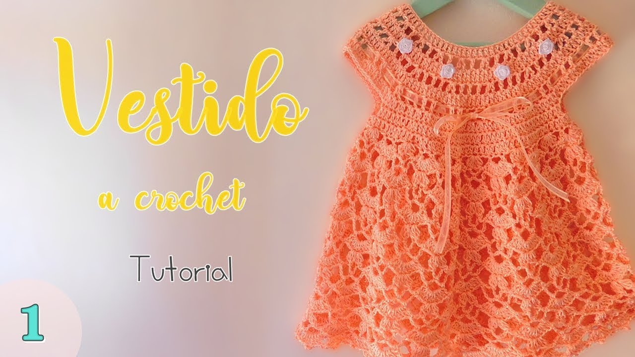 Furioso Ritual barricada Vestido a crochet bebes y niñas – Paso a Paso Crochet