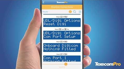 TexecomPro - Search within a manual