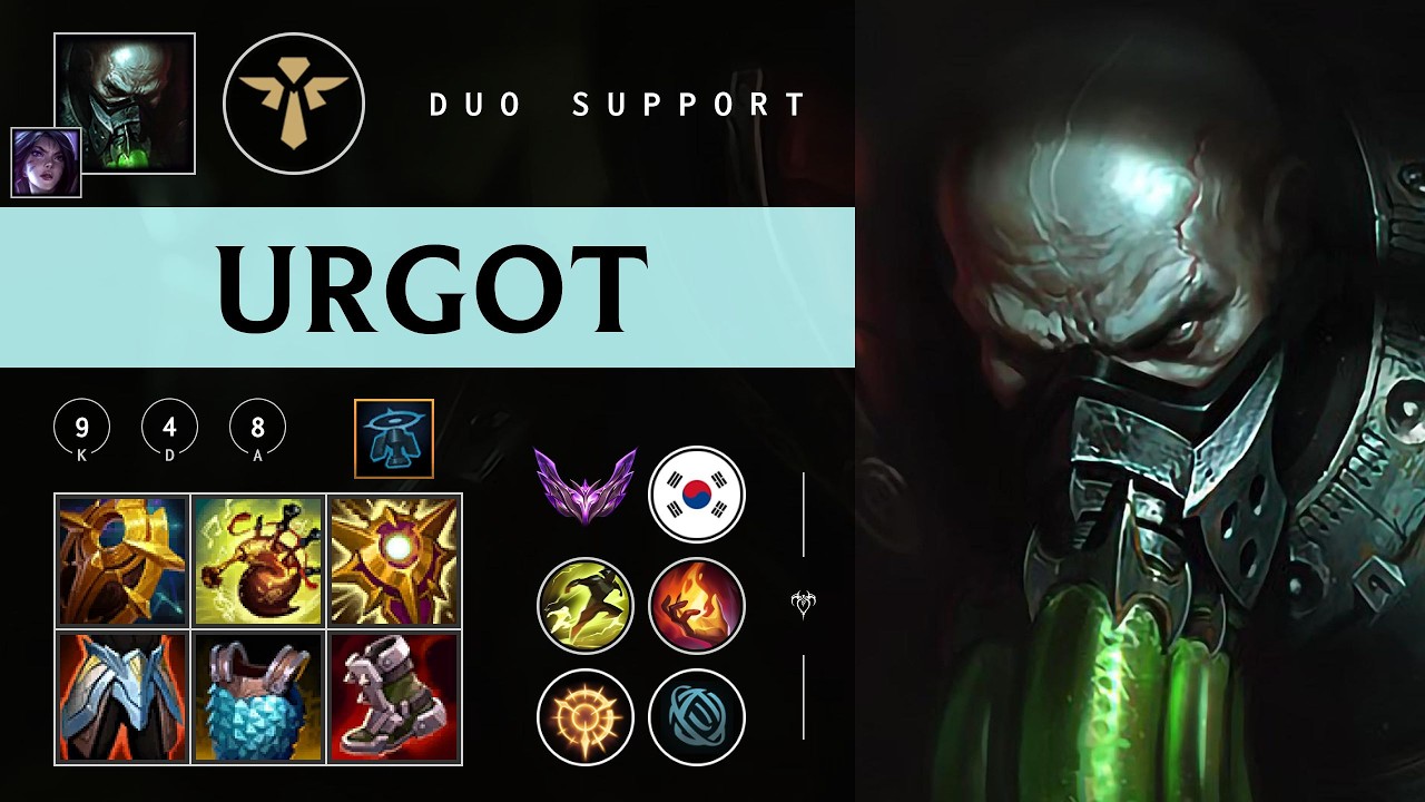 Urgot Support vs Veigar - KR Master Patch 26.04