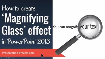 How to create Magnifying Glass Effect in PowerPoint