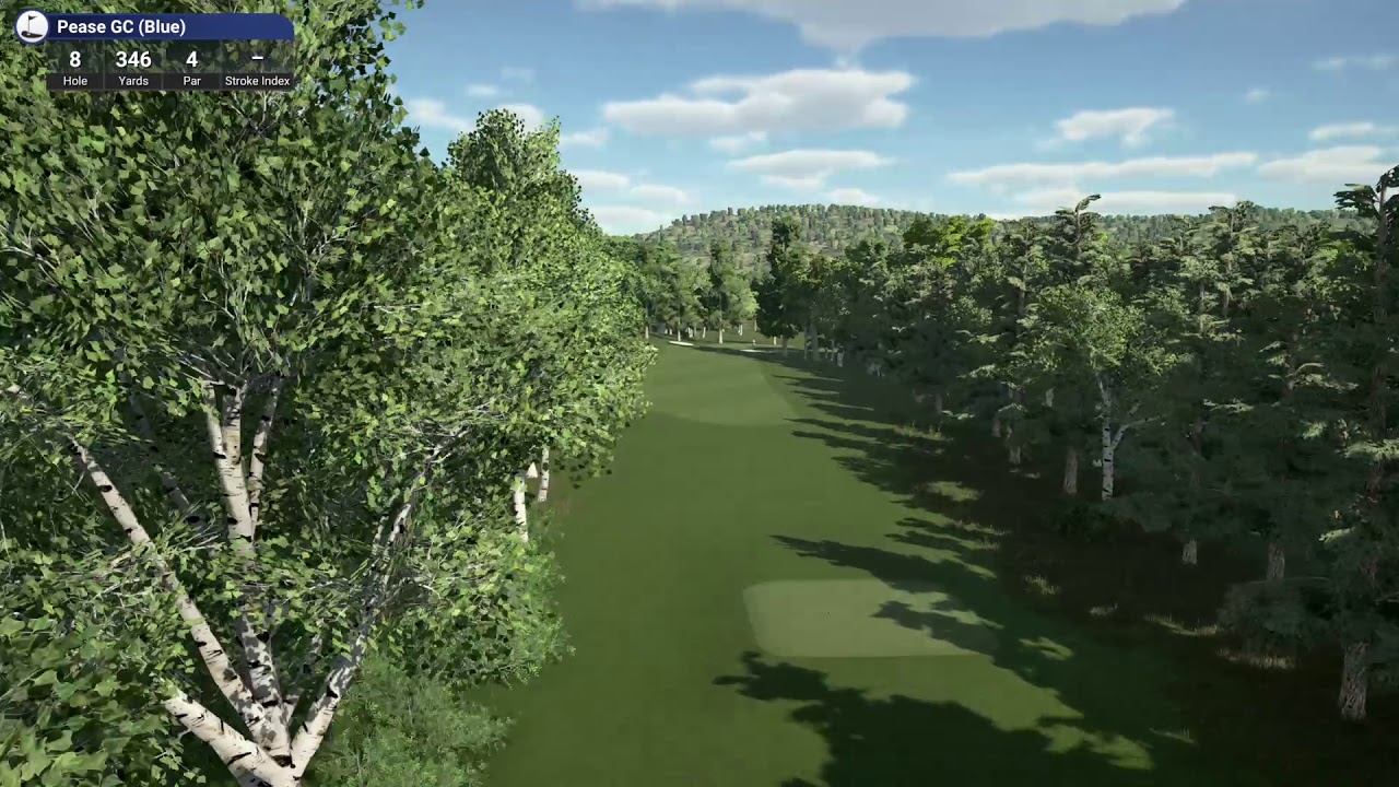 TGC2019 Pease Blue Course Hole 8 YouTube