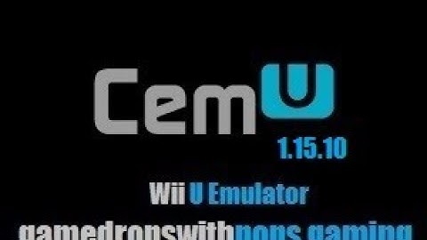 Hot!!! Cemu Patreon 1.15.10 Nintendo Wii U Emulator Released Multi Wii U & VC game fun test run