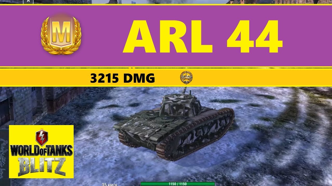 WOT Blitz - ARL 44   Ace Tanker Medal (M) - World of Tanks Blitz
