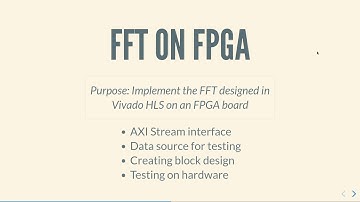 FFT module on FPGA