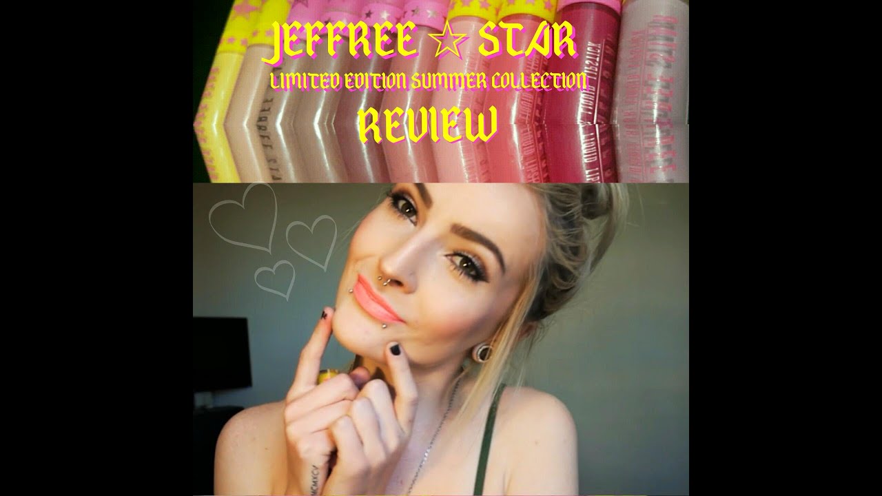 JEFFREE STAR SUMMER COLLECTION | REVIEW AND SWATCH | ALL 5 SHADES