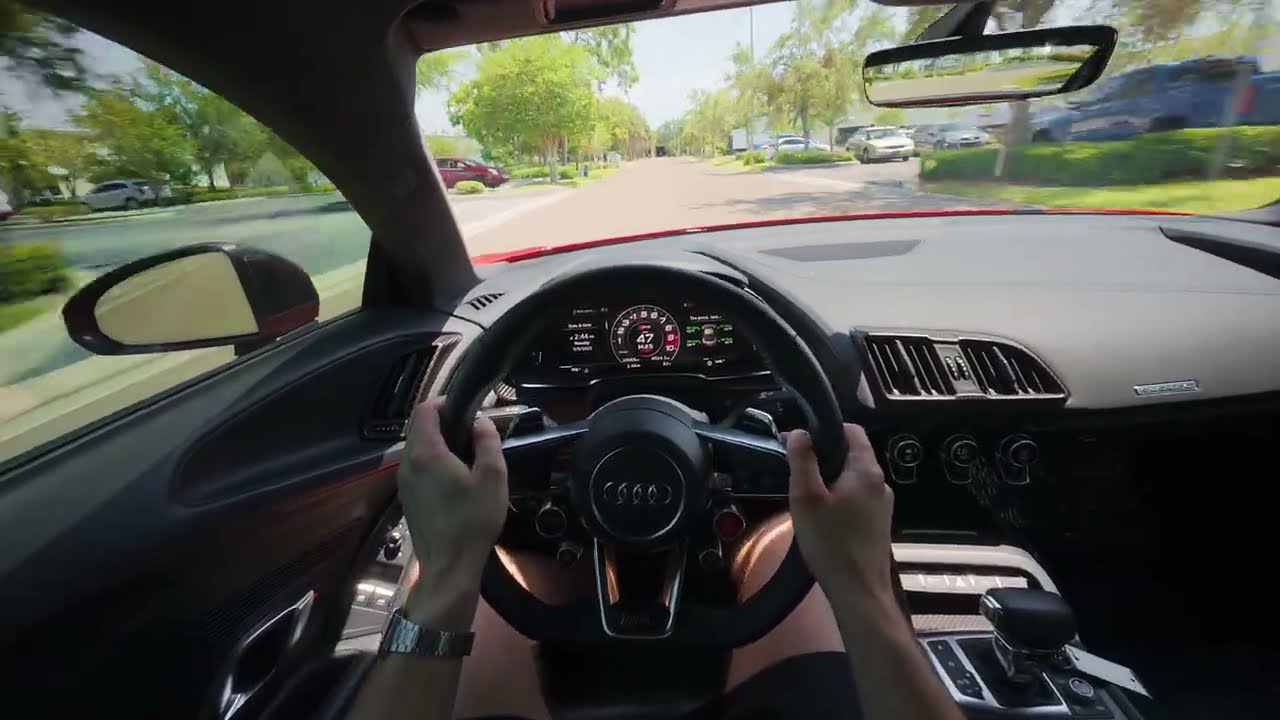 2018 Audi R8 V10 Plus POV Test Drive