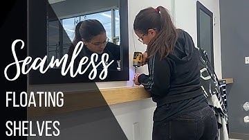 How to Build Floating Shelves - CLEAN AND SEAMLESS