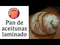 Pan de aceitunas laminado o estirado - www.enharinado.com