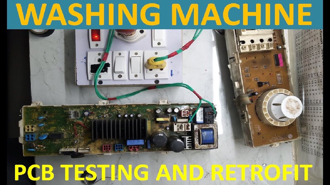 LG Fully Automatic Front Loading Washing Machine PCB Testing Tips and