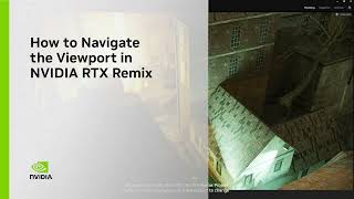 How to Navigate the Viewport in NVIDIA RTX Remix