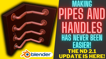 How To Make Pipes In Blender Super Fast!