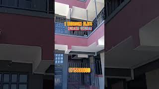 Beautiful 1 BEDROOM Flats in Ongata Rongai #airbnb #rongairentals #luxuriousliving #viral #trending