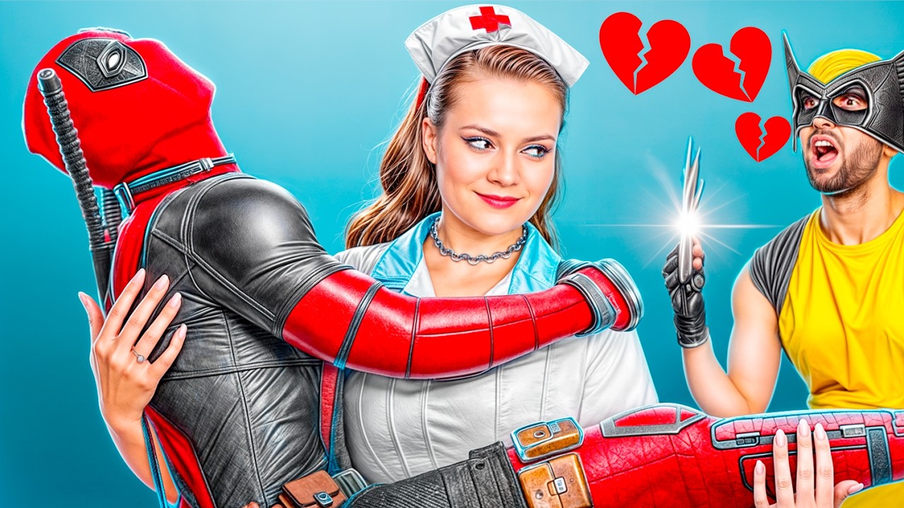 デッドプールが精神病院にはいっちゃった！スーパーヒーローも大変