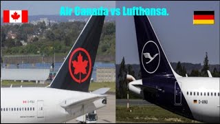Air Canada vs Lufthansa. (2024) comparison