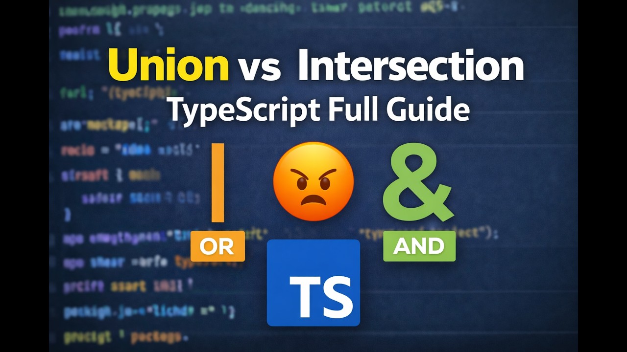 Union vs Intersection TypeScript - YouTube