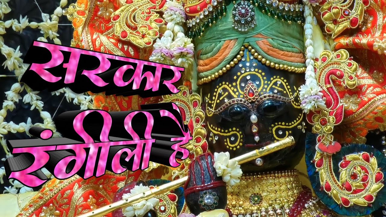 सरकार रंगीली है // Shri Radha Vallabh mandir Vrindavan