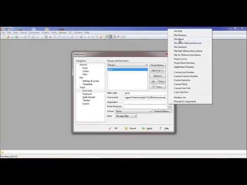 Configuring Editplus with java